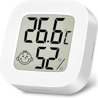 High Precision Digital Indoor Thermometer Hygrometer, Temperature Monitor and Humidity Meter