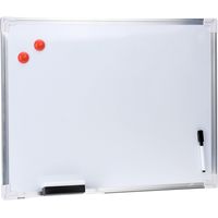 Magnetische Tafel für die Notizen + Zubehör, weiß, 60 x 45 cm