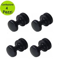 Multipack da 2 coppie pika' appendini per radiatori liu' classic colore nero