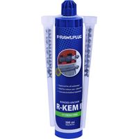 Fixation chimique Polyester R-KEM II RWALPLUG - 300 ml - Ton gris