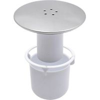 Tapa de desagüe de ducha de 90 mm – Acabado cromado – Antiolor – Compatible con desagües Viega Tempoplex – Fácil instalación