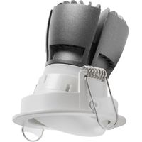 Plafonnier encastré tilt NOK1 Orientable LED COB 12.30W 1460lm CRI90 2700K 40º - Blanc Blanc