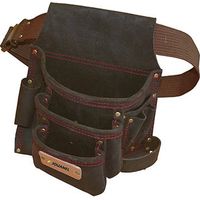 Tasca rinforzata in pelle con borchie e cintura JOUANEL - POCOU-R-460092