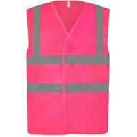 Schutzkleidung yoko hi-vis top cool recycled Mesh atmungsaktiv Klettverschluss
