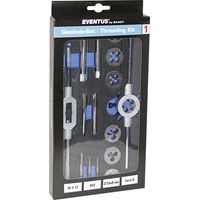 Eventus by Exact 70607 Gewindeschneidsatz 16teilig HSS metrisch M3, M4, M5, M6, M8, M10, M12
