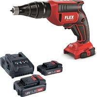 Flex Akku-Trockenbauschrauber DW 45 18.0-EC inkl. 2 Akkus 2,5 Ah + Ladegerät