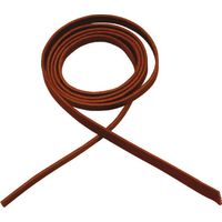 Taglia unica, Noir: Longe de selle en cuir lacée de 1 cm, d'une taille d'environ 150 cm
