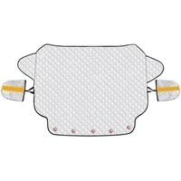 Funda para parabrisas de coche, protección UV, protección contra el calor, protección contra las heladas y la nieve, con imanes, 147 x 116 cm