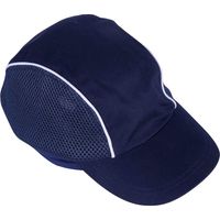 Berretto di sicurezza anticaduta Berretto a conchiglia Protezione della testa Sport Baseball Anti-urto per lavoro di costruzione fai da te Cotone blu