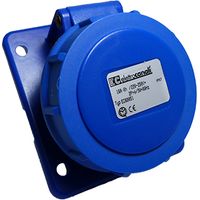 Prise encastrable 309 IP67 220/240V 2P+T 16A EC69051 EC69051