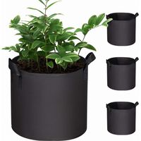 3 pièce morceaux de sacs de plantation de plantes, 7 gallons de sacs de plantation non tissés
