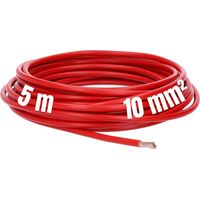 5 Meter Lapp 4520045 H07V-K 10 mm² rot I Verdrahtungsleitung I Aderleitung flexibel I PVC-Einzelader I Litze 10mm2 I Verdrahtung