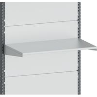 PROVOST - Tablette écritoire Kombineo - Plateau mélaminé gris - Fixation facile - Charge 40 kg