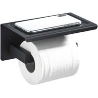 Portarotolo di carta igienica autoadesivo - Portarotolo di carta igienica in acciaio inox spazzolato per il bagno, non richiede foratura