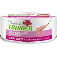 Umido Gatto Baby Kitten 80 gr tacchino Natural Trainer