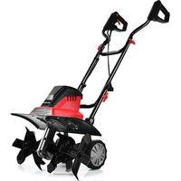 Costway – Motobineuse électrique 1500W – Largeur de travail 43 cm – Profondeur de travail 22 cm – 6 lames pour désherbage et aération du sol