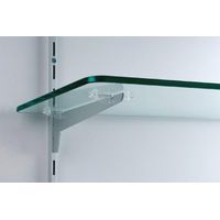 Console droite ST aluminium pas de 37 mm finition argent longueur 300 mm - SOFADI