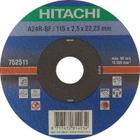 Trennscheibe Metall 115x2,5mm HIKOKI 752511