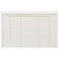 sweeek - 3er-Set Lamellenwände 130 cm für bioklimatische Pergola Aluminium 3x4m Triomphe