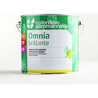 Smalto all'acqua 'omnia' - Colore: lt 0,750 - 6 pz - Capacità: Nero