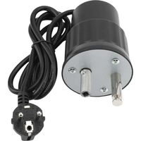 Moteur Tourne-Broche - 4 W - Alimentation Batterie ou Secteur EU - Charge Max 24 kg - Pour Barbecue Extérieur et Pique-Nique