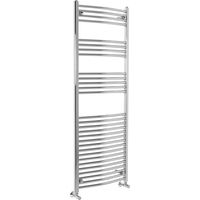 WarmeHaus Curved Heated Towel Rail Chrome 1600x600mm