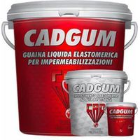 Guaina Liquida CAD GUM Impermeabilizzante da 20Kg + Guanti - Grigio