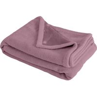 Rosa Plaid-Decke 130x170cm PANORA