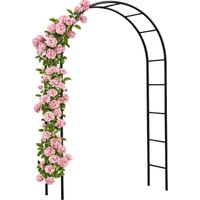 GARDEBRUK® Rose Arch Metal Trellis Garden Archway Climbing Plants Arbour Obelisk 1x rose arch