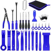 38pcs Trim Removal Tool Kit Car Pry Tool Door Panel Audio Stereo Trim Remover Tool Auto Clip Pliers