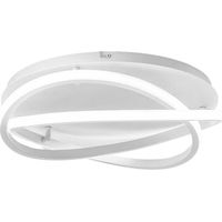Plafonnier Atia P/P Aluminium Blanc Led 40W 2100Lm 3000K Gradable Phase Cut And Push - Gealuce