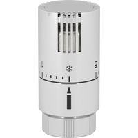 Schläfer 37040200 Valvola Design Termostatica Cromo per Termosifoni, Testina di Comando per Radiatore Sensibile a liquido, Manopola con Regolazione intervallo Temperatura, Attacco M30x1,5