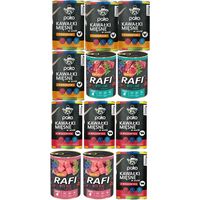 Aliment humide pour CHIENS mélange PAKO + Dolina noteci RAFI Junior 12 x 400 g