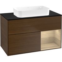 Villeroy & Boch G662PCGN Meuble sous lavabo Finion G66