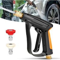 Nettoyeur haute pression, pistolet de nettoyeur haute pression portable sans fil, lance de nettoyeur haute pression portable pour voiture