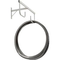 Andrys Espositore Porta Copertoni Bici a Parete - 2 Posti Verniciato Grigio