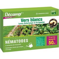 Nématodes HB anti otiorhynques 25M – Lutte biologique ciblée – Efficace contre larves nuisibles – Application préventive ou curative – Décamp'