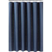 Waffle Knit Bathroom Shower Curtain - Spa Quality, Luxury, Solid Color Cloth Shower Curtains for Bathroom Heavy Duty Thick Fabric Shower Curtains Weighted Polyester
