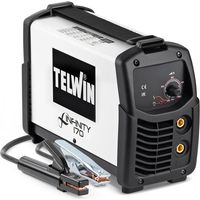 Telwin – Poste à souder MMA 150A – Soudage DC avec électrodes jusqu'à 4mm – Contrôle de l'arc avancé – Compact et léger pour chantiers - DC 150 A