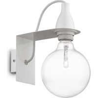 Ideal Lux Minimal - 1 aplique de luz blanca, E27
