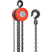 Dewinner – Palan manuel à chaîne 1 tonne – Crochet pivotant 360° – Chaîne G80 en acier au manganèse – Levage max 6m – Utilisation en milieu professionnel
