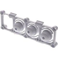 WALTHAM, BOUTON Lave-Linge POUSSOIR Blanc (lot de 3 + support) ZEPHYRUS
