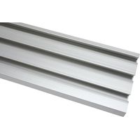 Gardinia Schiene für Flächenvorhang Atlanta silber, 160 cm, 3-läufig Flächenvorhänge
