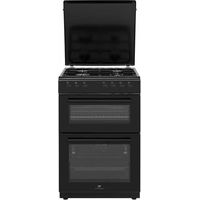 Continental Edison CEDF6060B1 Gasherd schwarz 4 Kochstellen
