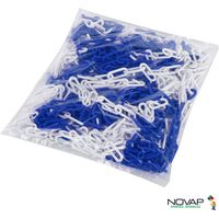 Chaîne plastique Ø 8mm x 25m Bleu/Blanc en sac - SIGNAL - 1185982