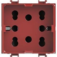 Polivalent presa pour bticino matix red color 4b.amr.h21