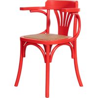 Chaises de cuisine en bois 45x42x77 Chaise avec accoudoirs Thonet vintage Chaises de salle à manger Chaises de cuisine en rotin