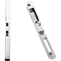 Ferco – Gâche centrale TRIMATIC à défoncer droite – Pour crémones-serrures GU EUROPA R2 – Métal durable – Dimensions 190 x 18 x 13 mm