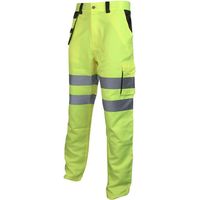Scan SCAHVHTL Hi-Vis Holster Trouser Yellow - W34-36in SCAHVHTL