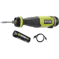 Confezione RYOBI 4V Saldatore RYOBI RSI4-0 - 1 Batteria 3,0Ah - 1 Cavo USB